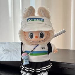 New corduroy For Labubu Doll Clothing Set Hat 17cm Clothes Shoes Doll DIY Accessories Training Sitting Party Games Toys Gifts