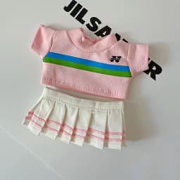 New corduroy For Labubu Doll Clothing Set Hat 17cm Clothes Shoes Doll DIY Accessories Training Sitting Party Games Toys Gifts