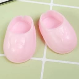 1 pairs Fashion Doll Shoes Boots PVC Cute Dolls Stand Other Accessories 10 Styles General-Purpose Doll Body Shoes for 17cm Dolls