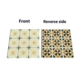 1:12 Dollhouse Miniature Wooden Floor Model Square Wallpaper Bathroom Living Room Decoration Toys Doll House Accessories