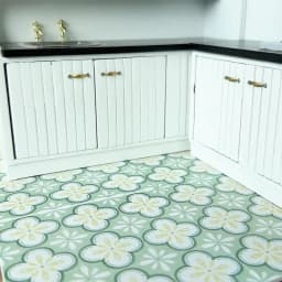 1:12 Dollhouse Miniature Wooden Floor Model Square Wallpaper Bathroom Living Room Decoration Toys Doll House Accessories