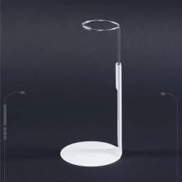 12 inch U-Shape Doll Display Stand Adjustable Metal Holder Doll Bracket Support 1/6 Scale Black White Figure Models Stand DIY