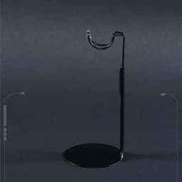 12 inch U-Shape Doll Display Stand Adjustable Metal Holder Doll Bracket Support 1/6 Scale Black White Figure Models Stand DIY