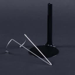 12 inch U-Shape Doll Display Stand Adjustable Metal Holder Doll Bracket Support 1/6 Scale Black White Figure Models Stand DIY