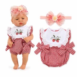 Doll Clothes for 16inch Reborn Baby Doll Sweater Outfits Set for 40cm Dolls Lovely Doll Clothes Accessories Girls Birthday Gifts