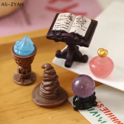 1/12 Dollhouse Mini Magical Academy Props Decoration Dollhouse Micro Scene Ornaments Dolls House Accessories Kid Toys