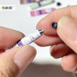 2pcs Dollhouse Miniature Hand Cream Makeup Scene Decor Doll House Accessories Mini Beauty Props