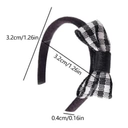 1Pcs 1:12 Dollhouse Accessories Doll Bow Headband ob11 Handmade Doll Hair Accessories DIY Doll Pearl Hairpin