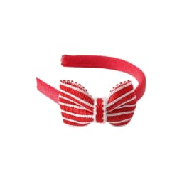 1Pcs 1:12 Dollhouse Accessories Doll Bow Headband ob11 Handmade Doll Hair Accessories DIY Doll Pearl Hairpin