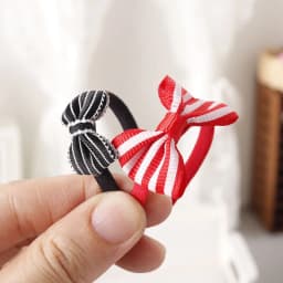 1Pcs 1:12 Dollhouse Accessories Doll Bow Headband ob11 Handmade Doll Hair Accessories DIY Doll Pearl Hairpin