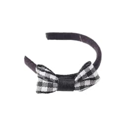 1Pcs 1:12 Dollhouse Accessories Doll Bow Headband ob11 Handmade Doll Hair Accessories DIY Doll Pearl Hairpin