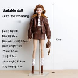 4 Pairs Doll High Heels Ankle Boot 32cm Supermodel Doll Similar Foot Shape Wearable Princess Girl Doll Shoes DIY Toys Collector