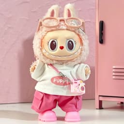 [No doll]For 17cm labubu Cute Decoration Little Cloths v1/v2/v3 baby clothes cool sweater doll can be worn for labubu accessorie