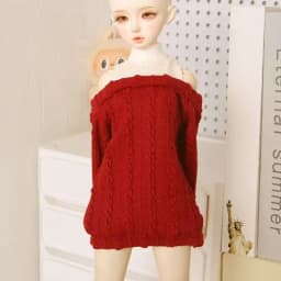 New 30/45/60cm Doll's Clothes for 1/3 1/4 1/6 Bjd Doll Loose Fitting Sweater Diy Girl Toys Dress Up Doll Accessories, No Doll