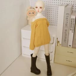 New 30/45/60cm Doll's Clothes for 1/3 1/4 1/6 Bjd Doll Loose Fitting Sweater Diy Girl Toys Dress Up Doll Accessories, No Doll