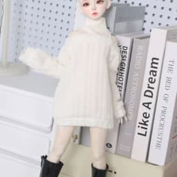 New 30/45/60cm Doll's Clothes for 1/3 1/4 1/6 Bjd Doll Loose Fitting Sweater Diy Girl Toys Dress Up Doll Accessories, No Doll