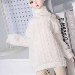 New 30/45/60cm Doll's Clothes for 1/3 1/4 1/6 Bjd Doll Loose Fitting Sweater Diy Girl Toys Dress Up Doll Accessories, No Doll