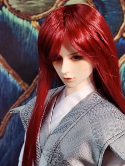 1/3 1/4 1/6 1/8 1/12 high temperature fiber hair BJD SD doll wig long straight doll wig 25 colors