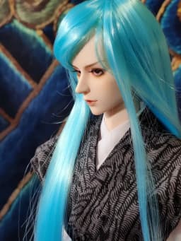 1/3 1/4 1/6 1/8 1/12 high temperature fiber hair BJD SD doll wig long straight doll wig 25 colors