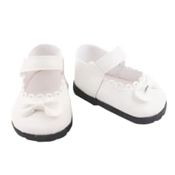 8CM Cute 55cm Reborn Girl Doll Shoes MIni Leather Bowknot Doll Shoes For 22-Inch Baby New Born Girl Dolls Accessories Cotton Toy