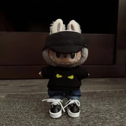 Labubu Doll Clothing - 15/17cm Streetwear Sweatshirt Set Hoodie & Matching Hat For Labubu I/II Generation Idol Dolls