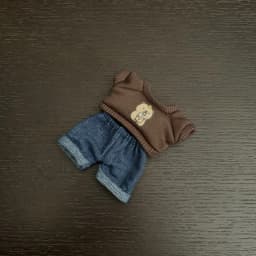 Labubu Doll Clothing - 15/17cm Streetwear Sweatshirt Set Hoodie & Matching Hat For Labubu I/II Generation Idol Dolls