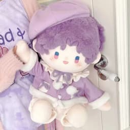 40CM Plush Doll Clothes Sitting Posture Cotton Doll Clothing Cute Beret Winter Coat Pants Suit Replacement Doll Accessories Gift