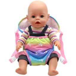 Dolls Out Going Carry Bag Backpack Strap For 43 CM Born Baby Doll Clothes Accessories,18 Inch American Doll Girl's Toys,Gift