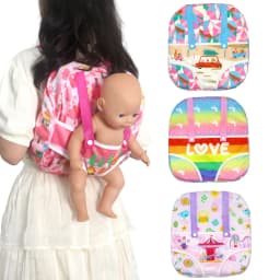 Dolls Out Going Carry Bag Backpack Strap For 43 CM Born Baby Doll Clothes Accessories,18 Inch American Doll Girl's Toys,Gift