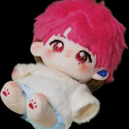 Kawaii Actor Pink Anime Role JC-T No Attributes Cosplay 20cm Cotton Doll Body Cartoon Change Suit Plushies Toy Figures Fans Gift