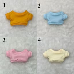 Cute Doll Clothes for 20cm Idol Doll Outfit Accessories Sweater T-shirt Shorts 2PC for Super Star Dolls Toys Collection Gift