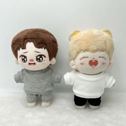 Cute Doll Clothes for 20cm Idol Doll Outfit Accessories Sweater T-shirt Shorts 2PC for Super Star Dolls Toys Collection Gift