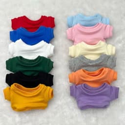 Cute Doll Clothes for 20cm Idol Doll Outfit Accessories Sweater T-shirt Shorts 2PC for Super Star Dolls Toys Collection Gift