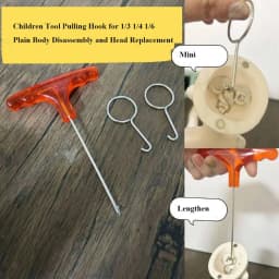 2 Sizes Pulling Hook Tool MIni Plastic Plain Body Disassembly DIY Accessories for 1/3 1/4 1/6 BJD.SD Dolls