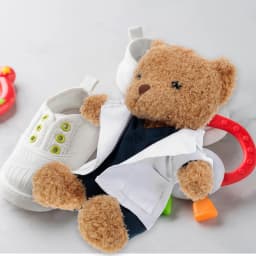 Doctor Bear Stuffed Animal Outfit Set 25 cm Plush Toys Soft Comfortable Dress Up Costume for Kids Roleplaying Fun