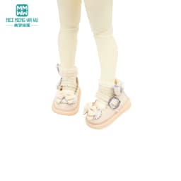 Fits 30cm 1/6 BJD YOSD MYOU Doll Fashion White High Boots, Lace Shoes Toys Gift