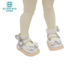 Fits 30cm 1/6 BJD YOSD MYOU Doll Fashion White High Boots, Lace Shoes Toys Gift