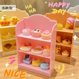 1:12 Dollhouse Miniature Supermarket Shelf Display Stand Storage Rack Scene Decor Toy Doll House Accessories