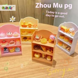 1:12 Dollhouse Miniature Supermarket Shelf Display Stand Storage Rack Scene Decor Toy Doll House Accessories
