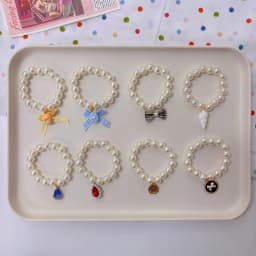Elegant Pearl Necklace Accessory For 15/17cm Labubu Dolls Perfect For I/II/III Generations  Glamorous Sitting Party Outfits