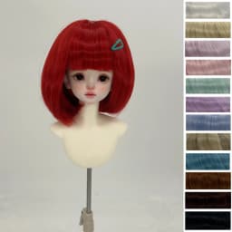 Yutotue Doll's Short Hair for 1/3 1/4 1/6 BJD Doll Fashion Doll DIY Change Dolls Wigs