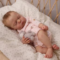 19inch Willa Reborn Kit Sleeping Baby Doll Blank Parts Fresh Color Soft Touch Unfinished Unpainted DIY Kit