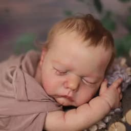 19inch Willa Reborn Kit Sleeping Baby Doll Blank Parts Fresh Color Soft Touch Unfinished Unpainted DIY Kit