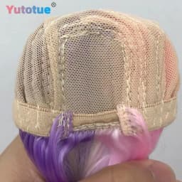 Yutotue Dolls Wavy Hair Wig Colorful Wigs for 1/3 1/4 1/6 BJD Doll Fashion Doll DIY Change Toy Parts