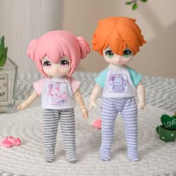Fashion Doll Clothes Cute Mini Leggings Trousers 8 Colors DIY Doll Socks for 1/11 OB11 Dolls/1/12 Bjd/GSC Doll