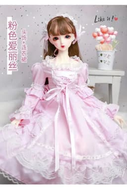 60cm Handmade Toy Dress Clothes Set for 1/3 23inch BJD Doll Accessory Collection