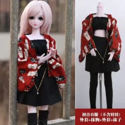 60cm Handmade Toy Dress Clothes Set for 1/3 23inch BJD Doll Accessory Collection