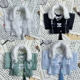 Kawaii 20CM Doll Clothes Ancient Style Set Fashion Cool Robe Doll Outfit Costume Accessories Doll Outfit