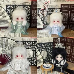 Kawaii 20CM Doll Clothes Ancient Style Set Fashion Cool Robe Doll Outfit Costume Accessories Doll Outfit