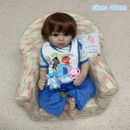 AWW! 18-20inch Reborn Toddler Doll 20inch Newborn Baby Doll Lifelike Bebe Realistic Doll Toy Boneca Brinquedo
